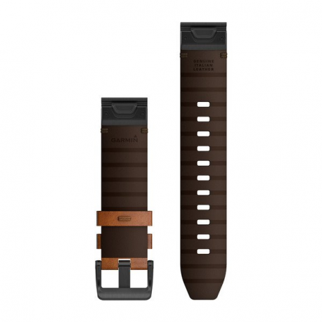 Garmin QuickFit - Strap for smart watch - chestnut - for fenix 6 Pro, Pro Solar Edition, Sapphire; Instinct Solar - 2