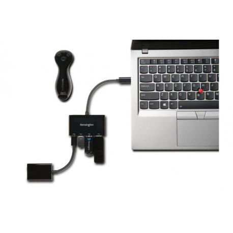 Kensington CH1000 - Hub - 2 x USB 3.1 + 2 x USB-C - desktop - 6