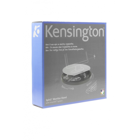 Kensington Spin2 Monitor Stand with SmartFit System - Stand - for Monitor - 7