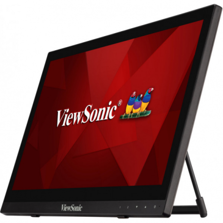 ViewSonic - LED monitor - 16" (15.6" viewable) - touchscreen - 1366 x 768 @ 60 Hz - TN - 190 cd/m² - 500:1 - 12 ms - HDMI, VGA - speakers - 1