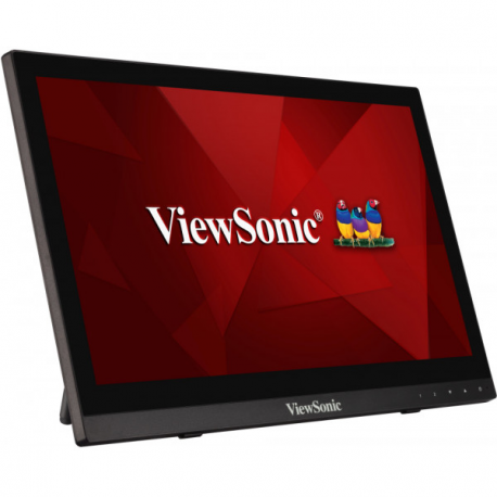 ViewSonic - LED monitor - 16" (15.6" viewable) - touchscreen - 1366 x 768 @ 60 Hz - TN - 190 cd/m² - 500:1 - 12 ms - HDMI, VGA - speakers - 9
