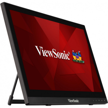 ViewSonic - LED monitor - 16" (15.6" viewable) - touchscreen - 1366 x 768 @ 60 Hz - TN - 190 cd/m² - 500:1 - 12 ms - HDMI, VGA - speakers - 10