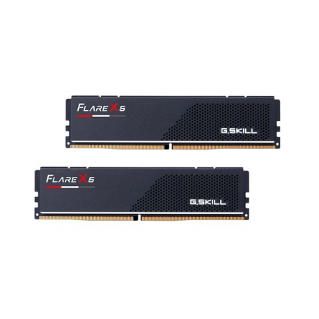 G.Skill Flare X5 - DDR5 - kit - 96 GB: 2 x 48 GB - DIMM 288-pin - 5600 MHz  /  PC5-44800 - CL40 - 1.25 V - unbuffered - on-die ECC - matte black - 0