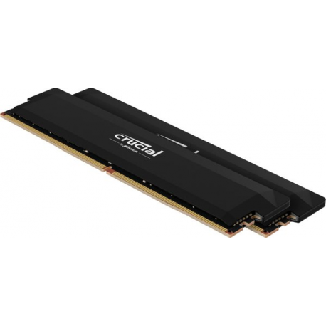 Crucial Pro - Overclocking Edition - DDR5 - kit - 32 GB: 2 x 16 GB - DIMM 288-pin - 6000 MHz  /  PC5-48000 - CL36 - 1.35 V - unbuffered - black - 0