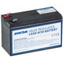 APC Replacement Battery Cartridge #110 - UPS battery - 1 x battery - Lead Acid - black - for P / N: BE650G2-CP, BE650G2-FR, BE650G2-IT, BE650G2-SP, BE650G2-UK, BX650CI-RS, BX650LI-GR