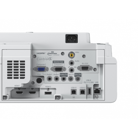 Epson EB-760WI - 3LCD projector - 4100 lumens (white) - 4100 lumens (colour) - WXGA (1280 x 800) - 16:10 - ultra short-throw lens - 802.11a / b / g / n / ac wireless  /  LAN /  Miracast - white - 9