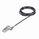 StarTech.com 25-Pack Laptop Lock, Compatible w / Noble Wedge / Nano / K-Slot - Security cable lock - silver, black - 2 m - TAA Compliant (pack of 25)
