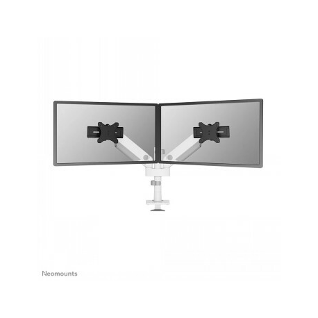 Neomounts NEXT One DS65S-950WH2 - Mounting kit (articulating arm) - full-motion - for 2 LCD displays - aluminium - white - screen size: 24"-34" - desk-mountable - 0