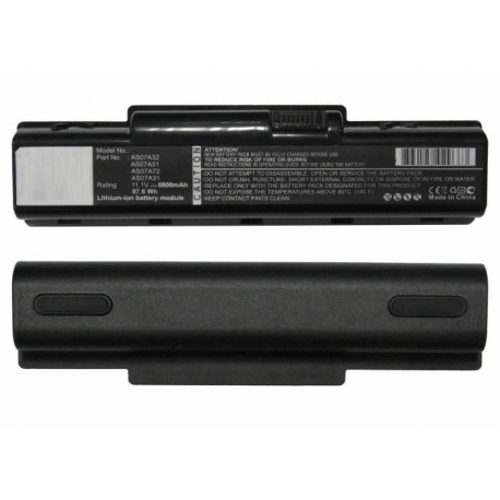 CoreParts - Laptop battery - Lithium Ion - 8800 mAh - 97.7 Wh - black - for Acer Aspire 2930 - 0