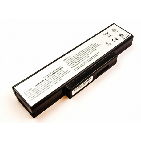 CoreParts - Laptop battery (equivalent to: ASUS A32-K72) - 6-cell - 4400 mAh - black - for ASUS A72; K72; K73; N71; N73; X72; X77 - 0