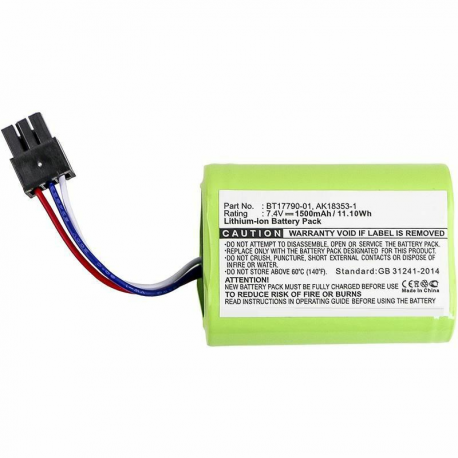 CoreParts - Handheld battery - 1500 mAh - 11.1 Wh - black - 0