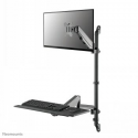Neomounts WL90-325BL1 - Mounting kit (full motion arm) - sit-stand workstation - for LCD display  /  PC equipment - steel - black - screen size: 17"-32" - wall-mountable