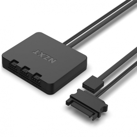 NZXT F Series F140 RGB DUO - Case fan - 140 mm - black - 4