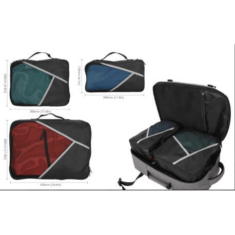 Manhattan Rome - Notebook carrying backpack - 17.3" - light grey - 9