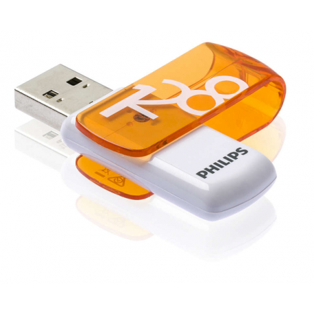 Philips FM12FD05B Vivid Edition 2.0 - USB flash drive - 128 GB - USB 2.0 - snow white - 0