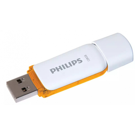 Philips FM12FD70B Snow edition 2.0 - USB flash drive - 128 GB - USB 2.0 - snow white - 3