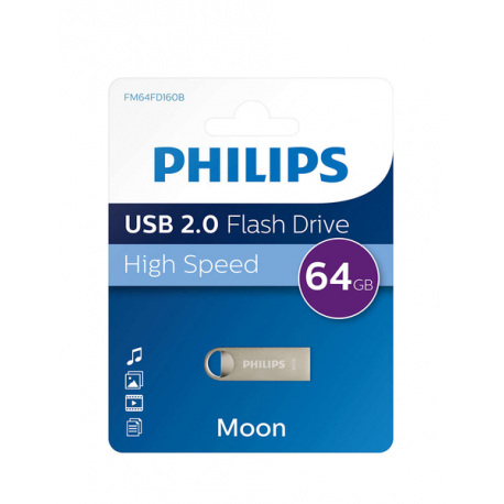 Philips FM64FD160B Moon edition 2.0 - USB flash drive - 64 GB - USB 2.0 - 1