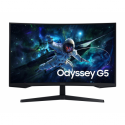 Samsung Odyssey G5 S32CG552EU - G55C Series - LED monitor - gaming - curved - 32" - 2560 x 1440 QHD @ 165 Hz - VA - 300 cd / m² - 2500:1 - HDR10 - 1 ms - HDMI, DisplayPort - black
