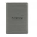 Transcend ESD360C - SSD - 1 TB - external (portable) - USB 3.2 Gen 2x2 (USB-C connector) - 256-bit AES - grey
