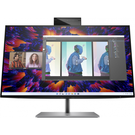 HP Z24m G3 - LED monitor - 23.8" - 2560 x 1440 QHD @ 90 Hz - IPS - 400 cd / m² - 1000:1 - DisplayHDR 400 - 5 ms - HDMI, DisplayPort, USB-C - for ZBook Firefly 14 G9 Mobile Workstation - 0