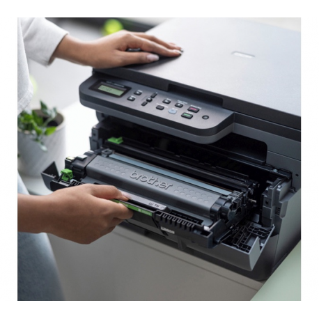 Brother MFC-L2827DWXL - Multifunction printer - B / W - laser - A4 / Legal (media) - up to 32 ppm (copying) - up to 32 ppm (printing) - 250 sheets - 33.6 Kbps - USB 2.0, LAN, Wi-Fi(n) - 3