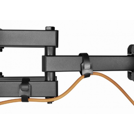 Gembird WM-80ST-03 - Mounting kit (wall mount) - for LCD TV - full motion - plastic, steel - screen size: 37"-80" - 7