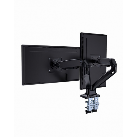 Gembird - Mounting kit (desk mounting arm) - for 2 flat panels - full motion - aluminium, steel - screen size: 17"-35" - 2