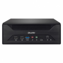 Shuttle XPC slim XH610 - Barebone - Slim-PC - LGA1700 Socket - Intel H610 - no CPU - RAM 0 GB - GigE, 2.5 GigE - black