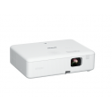 Epson CO-FH01 - 3LCD projector - portable - 3000 lumens (white) - 3000 lumens (colour) - 16:9 - 1080p - white - Android TV