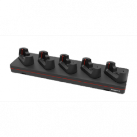 Honeywell - Handheld charging stand + power adapter - booted - output connectors: 5 - Europe - for Honeywell CT30 XP - 0