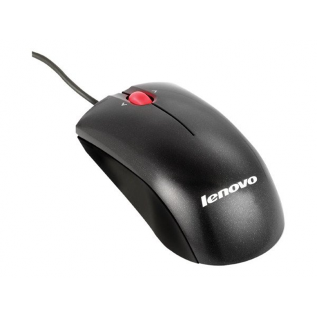 Lenovo - Mouse - optical - 3 buttons - wired - USB - ASM - 0