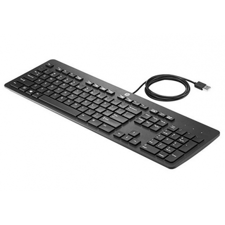 HP Slim - Keyboard - USB - Portuguese - 0