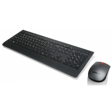 Lenovo Professional Combo - Keyboard and mouse set - wireless - 2.4 GHz - Portuguese - for ThinkCentre M70q Gen 3; M70s Gen 3; M70t Gen 3; M90q Gen 2; ThinkPad T14 Gen 3; T14s Gen 3 - 0