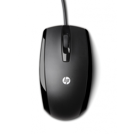 HP - Mouse - optical - 3 buttons - wired - USB - piano black - for ENVY Laptop; Spectre Laptop; Spectre x360 Laptop; Stream Laptop; Stream x360 Laptop - 3