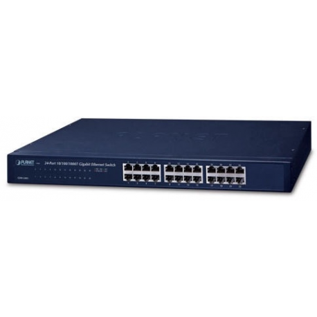 PLANET GSW-2401 - Switch - unmanaged - 24 x 10/100/1000 - desktop - 0