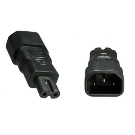 MicroConnect - Power adapter - IEC 60320 C7 to IEC 60320 C14 - 0