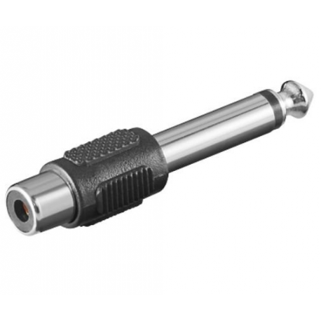 MicroConnect - Audio adaptor - mono jack male to RCA female - 0