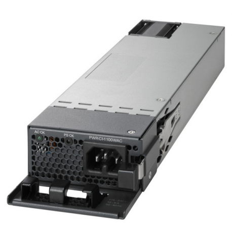 Cisco - Power supply - hot-plug / redundant (plug-in module) - AC 115-240 V - 1100 Watt - for Catalyst 3850-48, 9300; ONE Catalyst 3850-48 - 0
