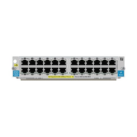 HPE - Expansion module - 10 / 100 Ethernet x 24 - for HPE 8206, 8212; HPE Aruba 5406, 5412 - 0