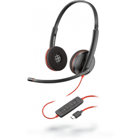 Poly Blackwire C3220 USB-C - 3200 Series - headset - on-ear - wired - USB-C - noise isolating - 0