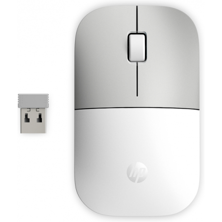 HP Z3700 - Mouse - wireless - 2.4 GHz - USB wireless receiver - ceramic white - 0