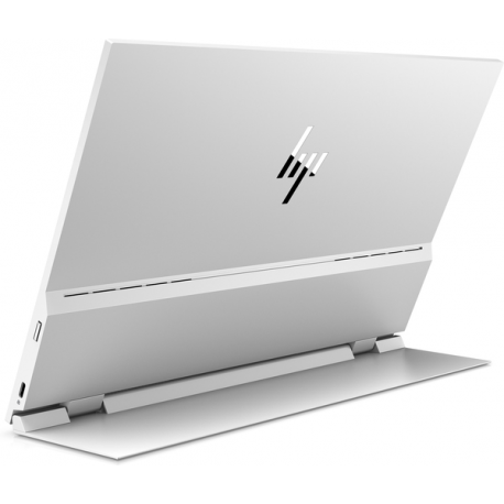 HP E14 G4 - LED monitor - 14" - portable - 1920 x 1080 Full HD (1080p) @ 60 Hz - IPS - 400 cd / m² - 800:1 - 5 ms - 2xUSB-C - sliver stand - for HP EliteBook 745 G5, 830 G5, 830 G6, 840 G5, 840 G6 - 12