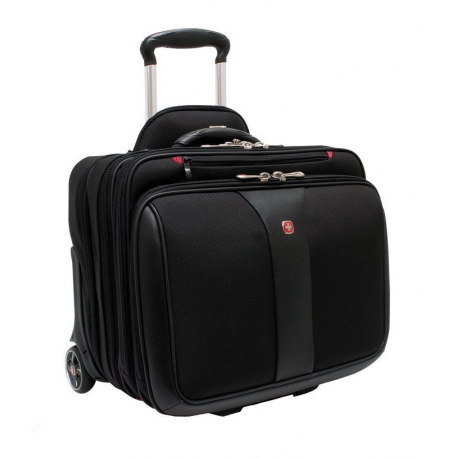 WENGER PATRIOT Comp-U-Roller - Notebook carrying case - 17" - black - with 15.4" Laptop Case - 1