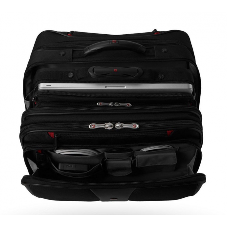 WENGER PATRIOT Comp-U-Roller - Notebook carrying case - 17" - black - with 15.4" Laptop Case - 4
