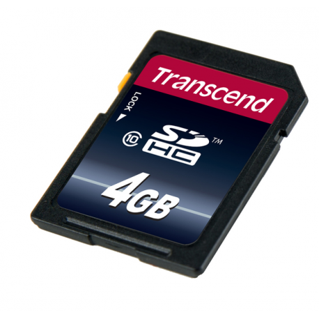 Transcend Ultimate - Flash memory card - 4 GB - Class 10 - 200x - SDHC - 2
