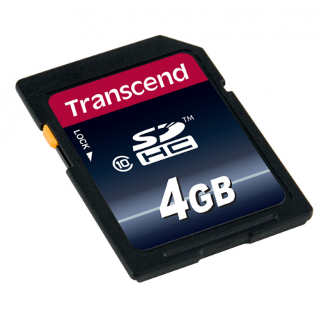 Transcend Ultimate - Flash memory card - 4 GB - Class 10 - 200x - SDHC - 3