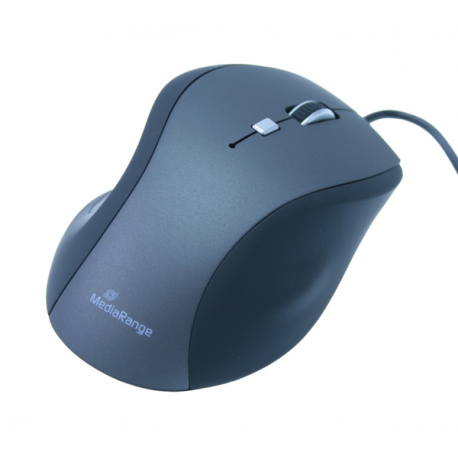 MediaRange - Mouse - optical - 5 buttons - wired - USB - 2