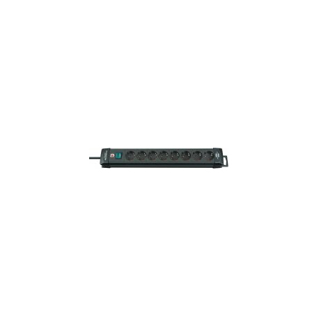 brennenstuhl Premium-Line - Power strip - output connectors: 8 - 3 m - black - 0