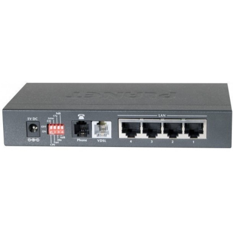 PLANET VC-234 - Router - DSL modem - 4-port switch - 2