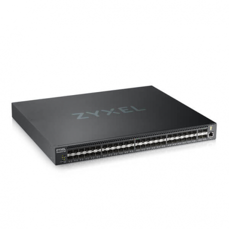 Zyxel XGS4600-52F - Switch - L3 - Managed - 48 x Gigabit SFP + 4 x 10 Gigabit SFP+ - rack-mountable - 3